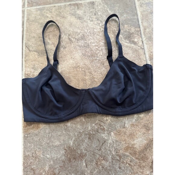 Skims Fits Everybody Unlined Demi Bra Onyx Size 32D - Picture 7 of 11